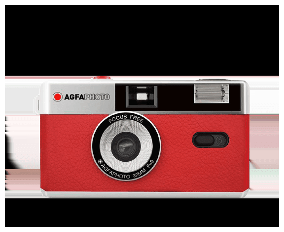 AgfaPhoto Reusable 35mm Film Camera - Red