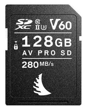 Angelbird AV PRO 128GB MKII V60 280Mbs SD Card