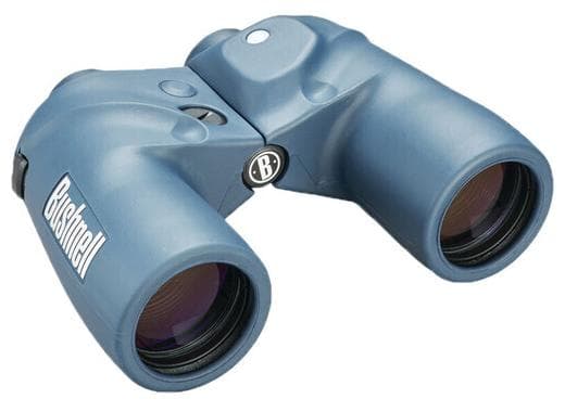 Bushnell 7x50 Marine Binoculars with Compass - Blue