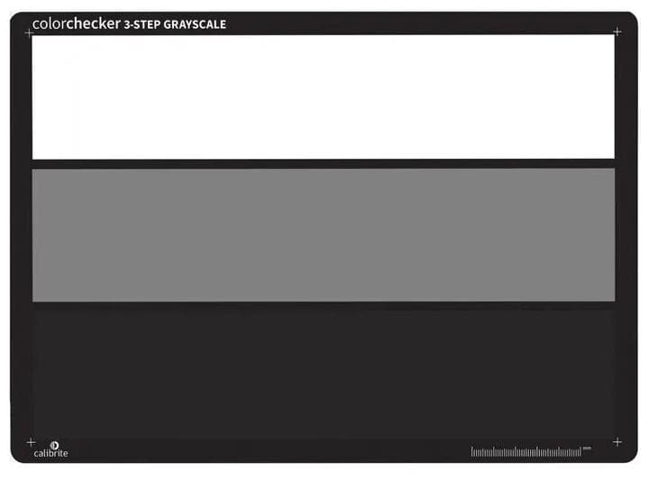 Calibrite ColorChecker 3-Step Grayscale
