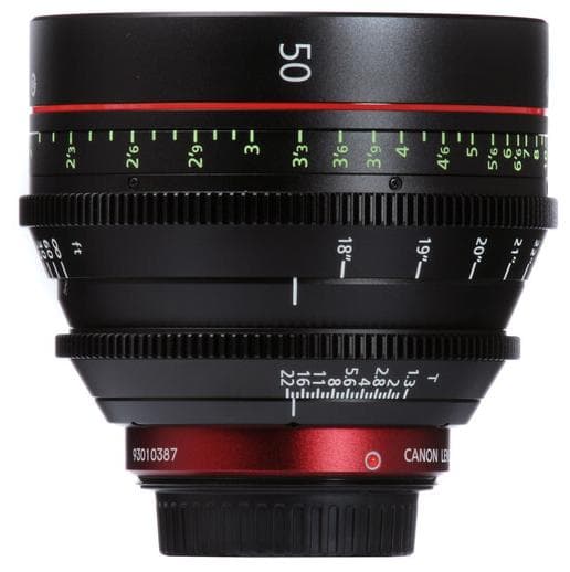 Canon CN-E 50mm T1.3 L F Cinema Prime Lens - EF Mount