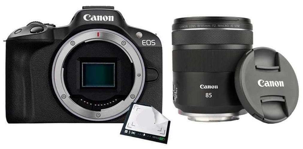 Canon EOS R50 Body + RF 85mm F2 Macro Lens Kit