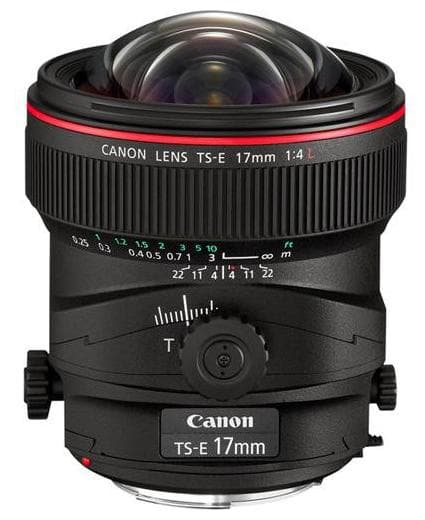 Canon TS-E 17mm F/4L Ultra Wide Angle Tilt-Shift Lens