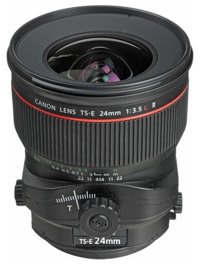 Canon TS-E 24mm F/3.5L II Wide Angle Tilt-Shift Lens