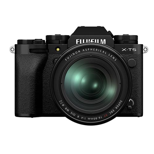 Fujifilm X-T5 Black + XF 16-80mm f/4 R OIS WR Lens