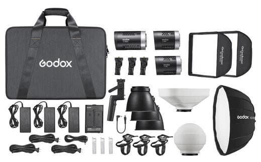 Godox ML60Bi & ML30Bi Bi-Colour LED 3-Light Kit
