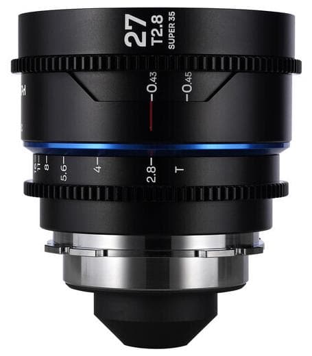 Laowa Nanomorph 27mm T2.8 1.5x S35 Anamorphic Lens - ARRI PL & Canon EF - Blue Flare
