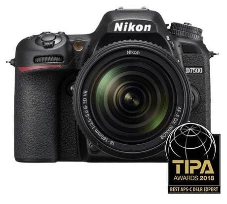Nikon D7500 DSLR + 18-140mm f/3.5-5.6G ED VR Lens