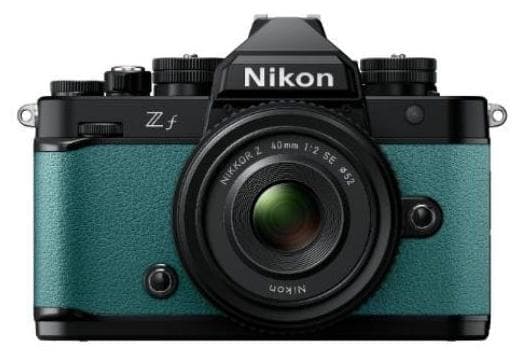 Nikon Z f Teal Blue with NIKKOR Z 40mm f/2 (SE) Lens