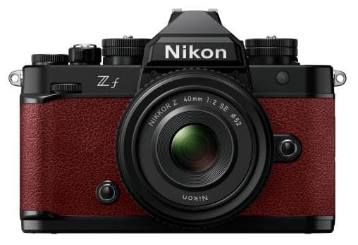 Nikon Z f with Nikkor Z 40mm f/2 SE Lens - Bordeaux Red