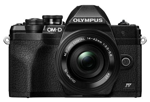 Olympus OM-D E-M10 IV Body + M.Zuiko 14-42mm III EZ Lens - Black
