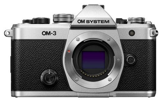OM SYSTEM OM-3 Mirrorless Camera Body Only - Silver