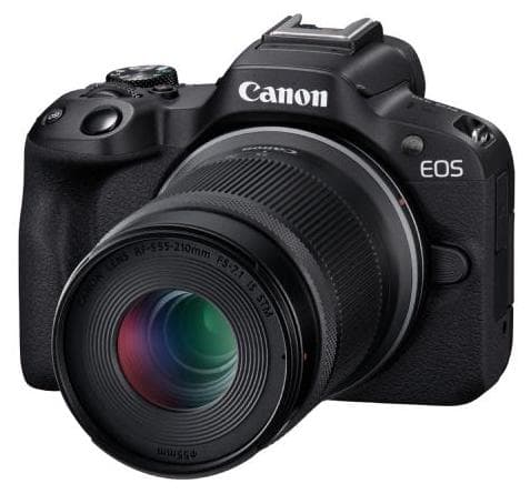 Canon EOS R50 Mirrorless Camera with RF-S 18-45mm and RF-S 55-210mm Lenses - Repack Stock